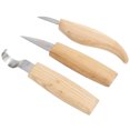 thumbnail image 2 of 3PCS DIY Woodworking Tools for Precise Detailing Stainless Steel Wood Carving Knife Set, 2 of 8