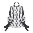 thumbnail image 2 of Balery Blue Leaves Lightweight Backpack for Men and Women - Durable and Water-Resistant, Ideal for School, Work, Travel, and Everyday Use, 2 of 9
