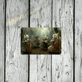 thumbnail image 4 of 1pc Vintage Forest Animals Band Music Performance Iron Metal Tin Sign, 12x8 inch, Indoor/Outdoor Wall Art for Home, Bedroom, Restaurant, Bar, Cafe, School, Library, Garage Decor, 4 of 8