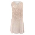 thumbnail image 4 of Besolor Robe à Paillettes pour Femmes 2024 Tendance à Encolure Goutte d'Eau Robe d'Été Scintillante Ligne A Fluide Plage Fête Mini Robes d'Été, 4 of 5