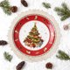 thumbnail image 4 of Christmas Snowflake PVC Table Mat Round Waterproof Heat Resistant Holiday Dining Placemat for Western Style Decor Party Table Setting Festive Dinnerware Cover, 4 of 6