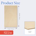 thumbnail image 2 of Baltic Birch Plywood, 12 x 20 x 1/8 Inch - 3 mm Craft Wood, Pack of 20 B/BB Grade Baltic Birch Sheets, Perfect for Laser, CNC Cutting and Wood Burning, by Woodpeckers, 2 of 7