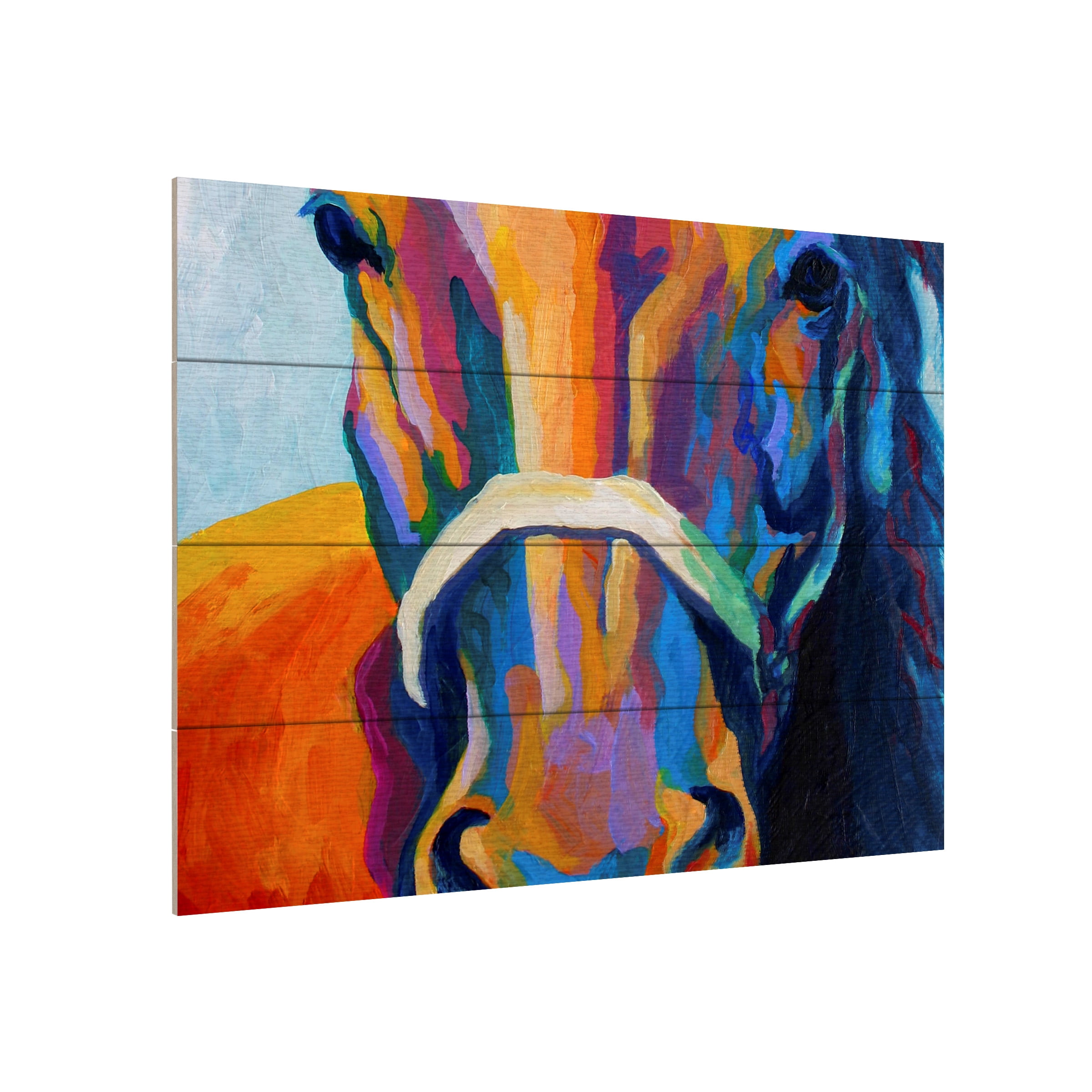 Marion Rose 'One Of The Boys' Wood Slat Art