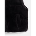 thumbnail image 3 of Athletic Works Girls Velour Corded Puffer Vest, Midweight, Sizes 4-18, 3 of 4