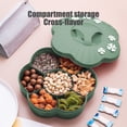 thumbnail image 5 of MERILER Easy to Clean Fruit and Vegetable Storage - Space-Saving 7 Compartment Design, Convenient Party Appetizer Tray for Home and Kitchen Use, 5 of 6