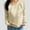 Style1-Beige sweatshirt for women, variant on Womens Nursing Sweatshirt Double Zip Long Sleeve Loose Fit Hoodless Top for Breastfeeding Beige S