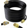 thumbnail image 1 of 10m Black RP-SMA WiFi Antenna Extension Cable for Networking Devices, 1 of 5