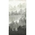 thumbnail image 3 of Mullan, Michael 11x18 Black Modern Framed Museum Art Print Titled - Mountainscape Silver Panel III, 3 of 5