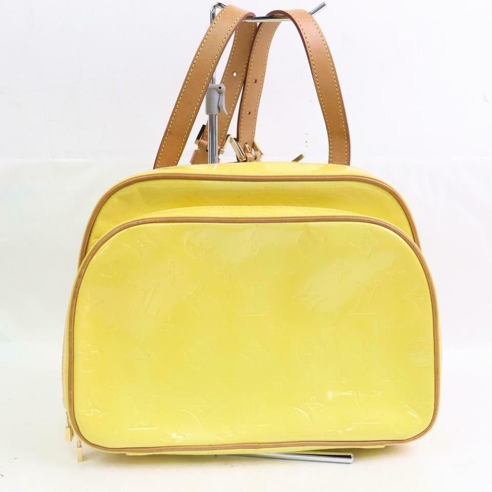 Louis Vuitton - Louis Vuitton Monogram Vernis Yellow Mini Murray Backpack 871187 - 0 ...