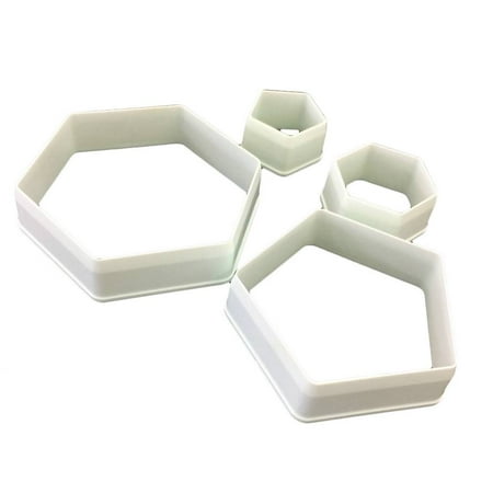 Print Cookie Cutter - 4Pcs Soccer Shape DIY Sugar Craft Decorating Fondant Cake Mold Print Plunger Football Cookie Cutter