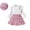 Pink, variant on WOYY Infant Girls Elegant Outfits Ruffle Long Sleeve Shirt Skirt Hat 3Pcs Set, Sizes 18-24M