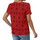 thumbnail image 4 of Craaazy Women's Relaxed Fit Crew Neck Blouse, Solid Color Short Sleeve Lace Eyelet Top, Loose Comfy Floral Lace Casual Tee for Summer Gifts, 4 of 6