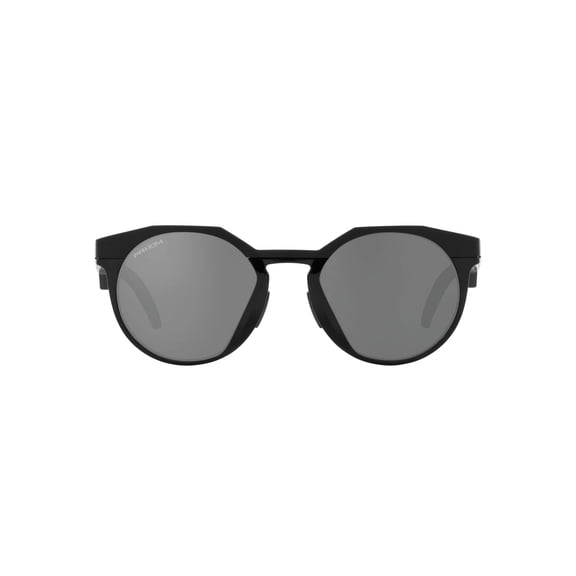 Oakley Sunglasses for Men - OO9242 HSTN Low-Bridge, Round Sunglasses with Oakley PRIZM Lenses - Matte Black/PRIZM Black - Size 52