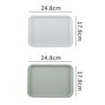 thumbnail image 2 of Plateau de Restauration Rapide, Plateau de Rangement pour la Maternelle Assiette pour Fruits dessert Salade, 2 of 5