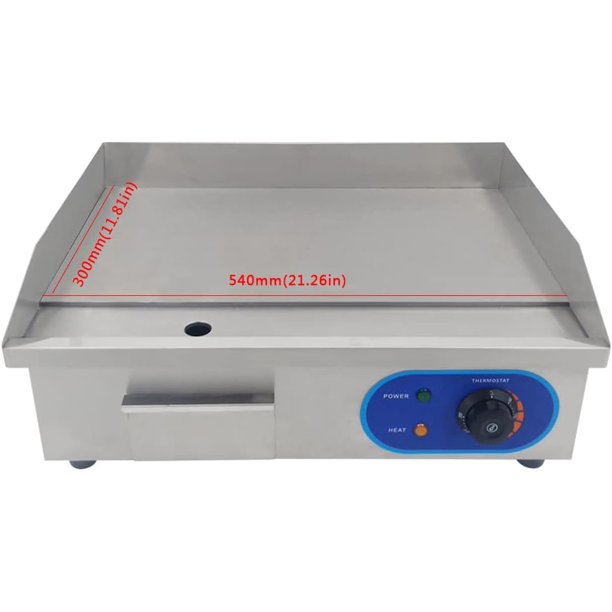 Commercial Electric Griddle Flat Top Grill HotPlate Kitchen Grill
