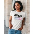 thumbnail image 2 of NASA Nasa Rocket Gradient Shaped T-Shirt Women -NASA Designs, Female x-Large, 2 of 4