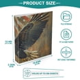 thumbnail image 5 of Fly Eagle American Flags 3 Ring Binders 1.5 inch Hardcover File Folders with Interior Pockets A4 Size Organizer for School Office Hospital Set of 2, 5 of 8