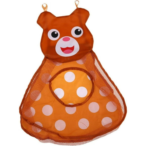 LAICAIW Baby Bathtub Toy for Kids Storage Bag for Bear Shaped Pouch Toy Shelf Little Storage Box Child