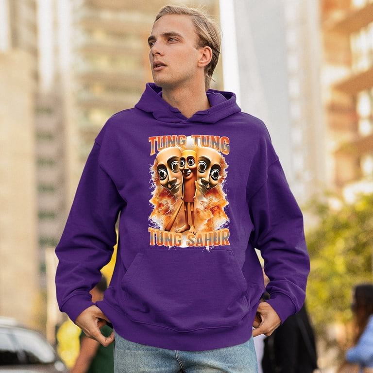 Tung Tung Tung Sahur Unisex Hoodie Fun Italian Brainrot Gen Z