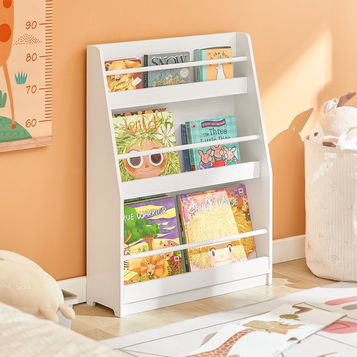 SoBuy KMB45 W Children Bookcase Toy Shelf Storage Display Rack Organizer Holder