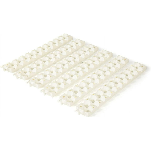 Farm Innovators 3400 Quail Rail Fits 120 Small Eggs, for 3400 Automatic Egg Turner, White (6 Pack)