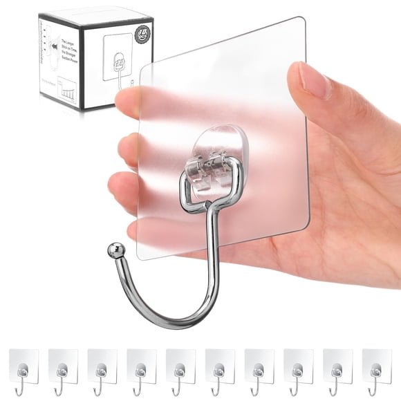 Ganchos adhesivos Antimbee, paquete de 10, alta resistencia, 17 kg