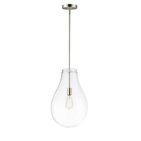 

Maxim 10162CLSN 12 in. Gourd 1 Light Satin Nickel Single Pendant Ceiling Light