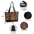 thumbnail image 2 of FORMRS Canvas Laptop Tote Bag for Women with 15.6" Computer Compartments Shoulder Handbag, Yellow Floral, 2 of 7