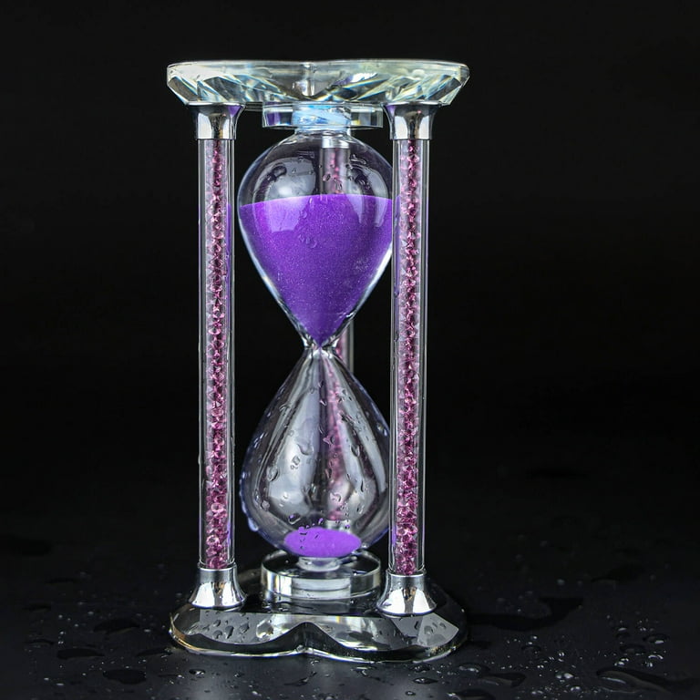 60 Minutes Hourglass ,Heart Shaped Crystal Sand Timer with Gift Box 60 Minutes Hourglass ,Heart Shaped Crystal Sand Timer with Gift Box