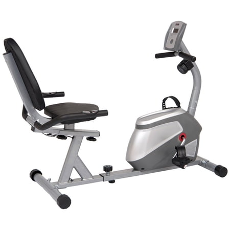 Body Champ BRB852 Magnetic Recumbent Bike  Heart Rate Monitor  Max. Weight 250 lbs.