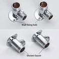 thumbnail image 3 of Lefu Wall Mounted Stainless Steel Shower Arm with Mount Base Head Extension Pipe Kit, 3 of 8