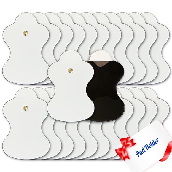 (24 piezas) Almohadillas de repuesto reutilizables compatibles con la unidad TENS de Omron (no marca Omron) 12 pares