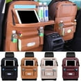 thumbnail image 2 of Car Seat Back Organizer Storage Holder Tray Shelf Pocket Dining Table, 2 of 8