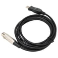 thumbnail image 1 of Cable de micrófono ANGGREK USB Profesional 9.8 Pies Macho A XLR Hembra, 1 of 7
