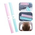thumbnail image 1 of Folding Travel Hair Brush Pocket Size Anti-static Macaron Color Foldable Massage Detangle Hair Comb for Trip, 1 of 8