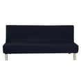thumbnail image 2 of CJC Armless Sofa Bed Cover Stretch Spandex Futon Slipcover Folding Sofa Bed Cover with Elastic Bottom Solid Color Couch Cover Furniture Protector Without Armrests, 2 of 8