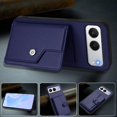 thumbnail image 3 of FOXDOCK Case for OnePlus Nord 4 RFID-Blocking Card Holder - Stylish Button Closure Design, 3 of 4