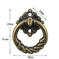 thumbnail image 2 of BEADCEST Lot de 6 Poignées de Tiroir Rondes Rétro en Alliage de Zinc Antique pour Porte d'Armoire pour Rénovation de Maison Couleur Assortie, 2 of 5