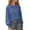 01 Blue, variant on Sweaters for Women Fashion Solid Crewneck Loose Fit Long Sleeve Contrast Knit Pullover Sweater Jumper Tops Beige M