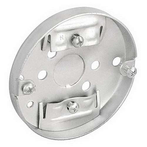 CROUSE-HINDS TP269, Electrical Ceiling Pan, 4" x 1/2", 5-KO, Steel, 1pc