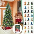 thumbnail image 4 of Dinosaur Advent Calendar 2025 Christmas Countdown with 24 Hanging Ornaments, Unique Dinosaur Figurines Pendant Calendars for Tree Wall Door Xmas Decor 2D Design, 4 of 7
