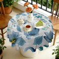 thumbnail image 4 of Round Tablecloth Flowers 60 x 60 Inch Spring Summer flower Table Cover for Dinner Party Picnic, 4 of 5