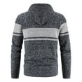 thumbnail image 4 of Lilgiuy Men's Hooded Fleece Cardigan Sweater Winter Zip Up Warm Lined Jacket Coat with Pockets for Training Running Jogging, 4 of 4