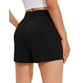 thumbnail image 4 of Pinspark Sweat Shorts Women Comfy Lounge Summer Short for Athletic Workout Running Pockets Drawstring Elastic High Waist, 4 of 6
