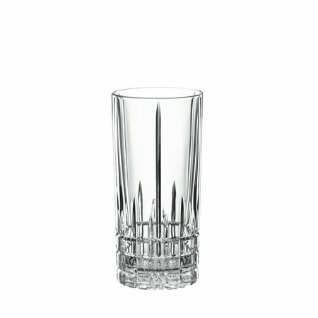 Clear Drinking Glasses Set, Spiegelau 12.3 Oz Perfect Longdrink Glass Set, 4 Piece