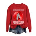 thumbnail image 2 of Wancir Halloween Sweatshirt Women Pumpkin Skull Graphic Fall Shirt Spooky Season Crewneck Pullover Tops, 2 of 4