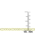 thumbnail image 3 of 14K Gold Plated Sterling Silver Figaro Pave Chain Necklaces 3MM-10.5MM, Solid 925 Italy, Next Level Jewelry, 3 of 6