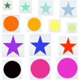 thumbnail image 7 of 14 Pcs 2 Styles Painting Stencils 7 Sizes Plastic 5 Point Star and Circular Stencils Different Paint Templates for Drawing Clothing Home Decor Wall Art Wooden Panels DIY, 7 of 7