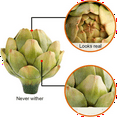 thumbnail image 2 of 4Pack Artificial Artichoke Vegetables and Fruits for Home Wedding Party Table Decoration (Green), 2 of 6