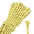 thumbnail image 1 of Uxcell 30Ft Braided Paracord Line, 1000lb 2.6mm Diameter Multipurpose Utility Cord Rope Wind Chime String Kite Line Flame Resistant for Camping, Hot Air Balloon, Outdoor Survival, Yellow, 1 of 5